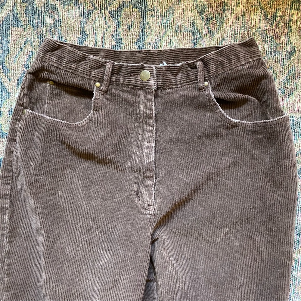 Y2K Newport News vintage corduroy straight leg high waist pants - Picture 3 of 9